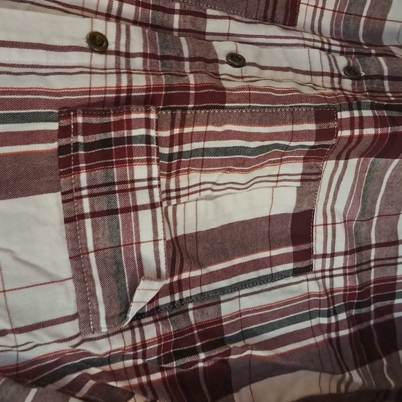 Relaxed Red Plaid Shirt - Picture 2 of 5